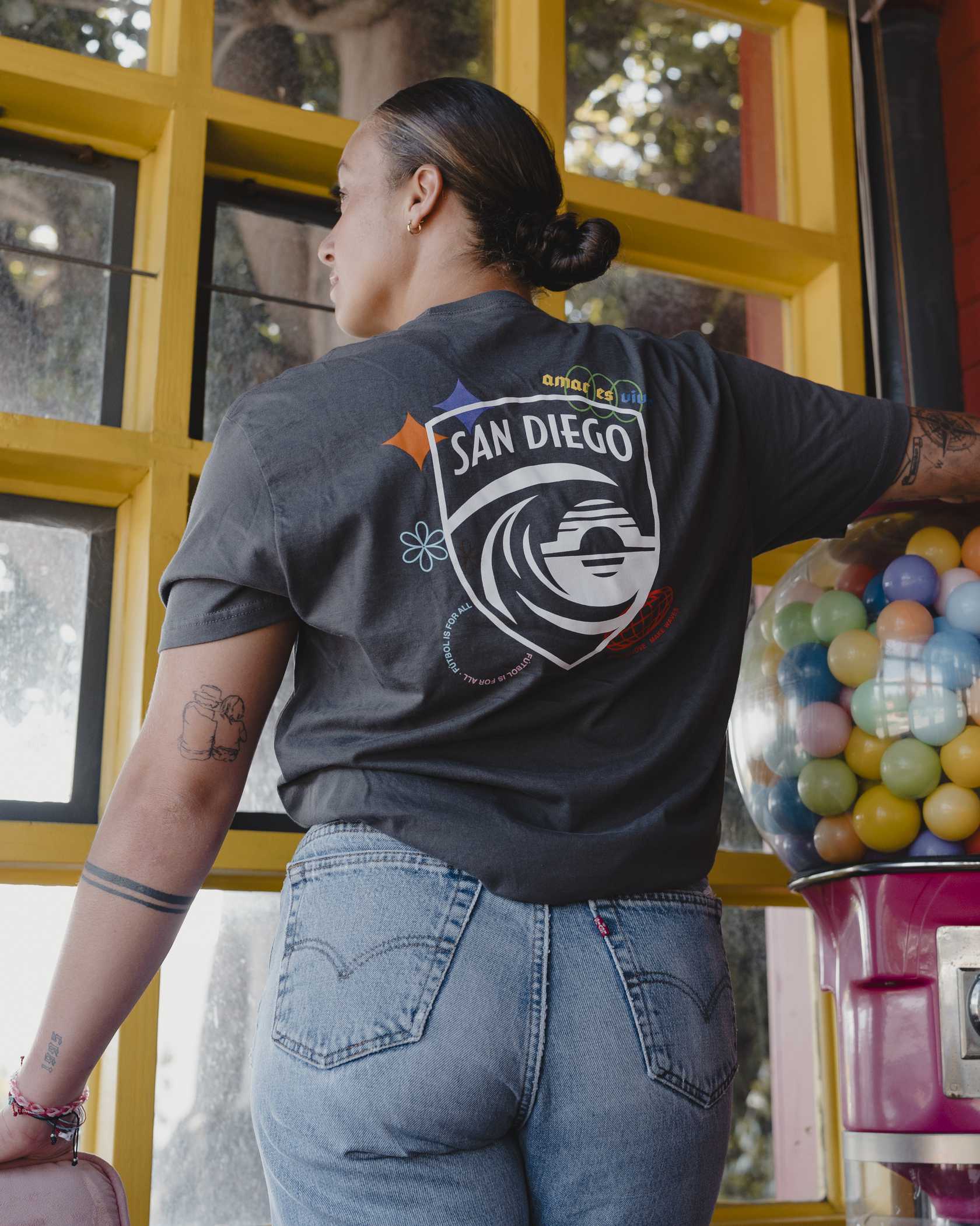 San Diego Wave FC 2024 Pride Core Short Sleeve Tee - Image 4