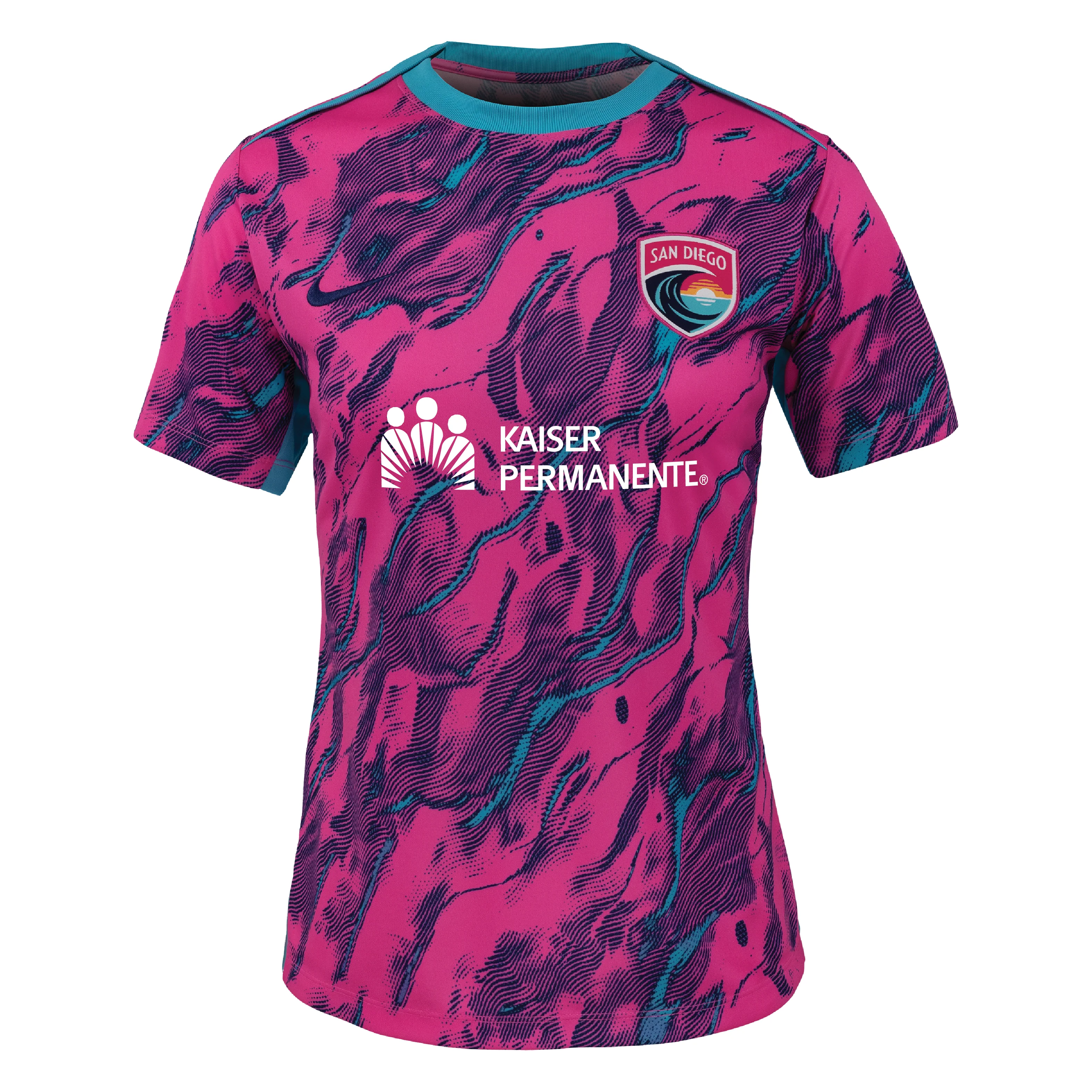 Women's Nike San Diego Wave FC Pre-match 2025 Replica Jersey - Image 4