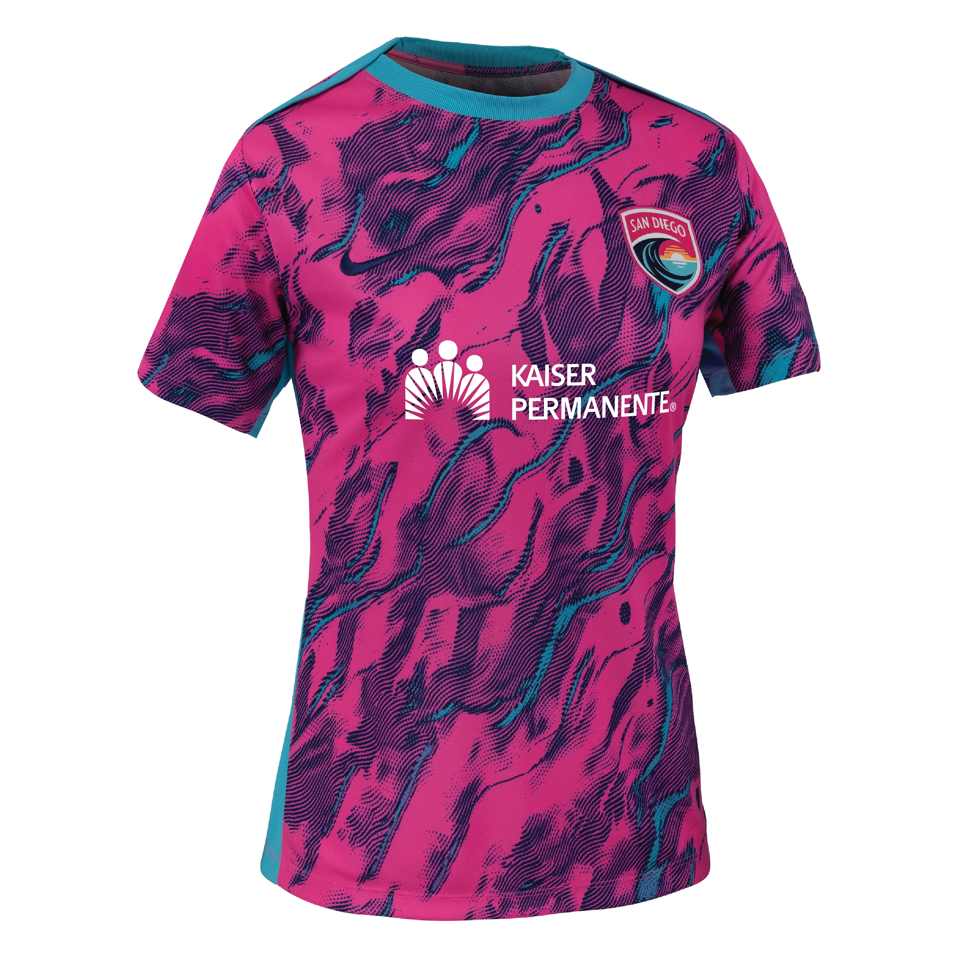 Women's Nike San Diego Wave FC Pre-match 2025 Replica Jersey - Image 5